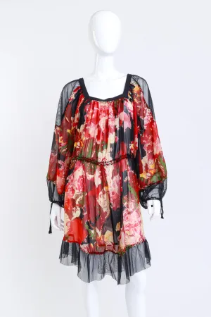 Floral Balloon Sleeve Dress II