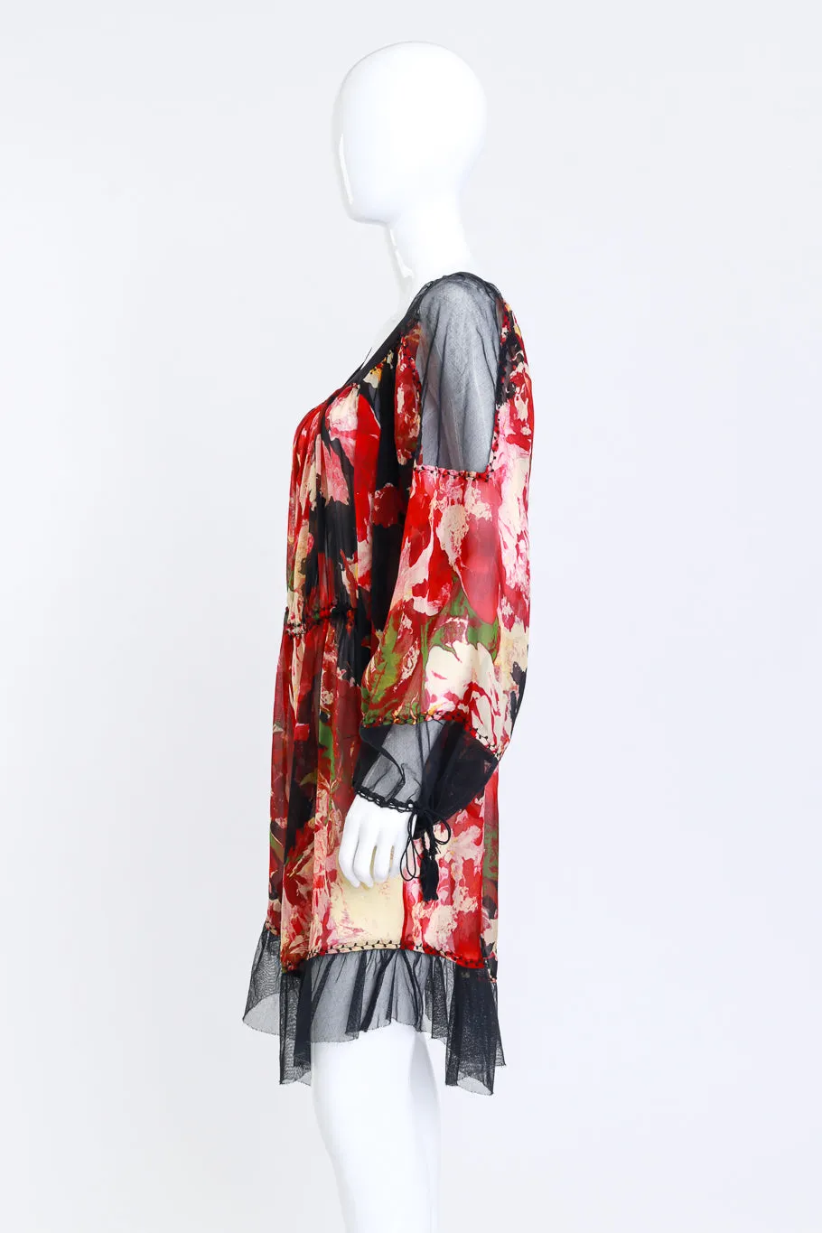 Floral Balloon Sleeve Dress II
