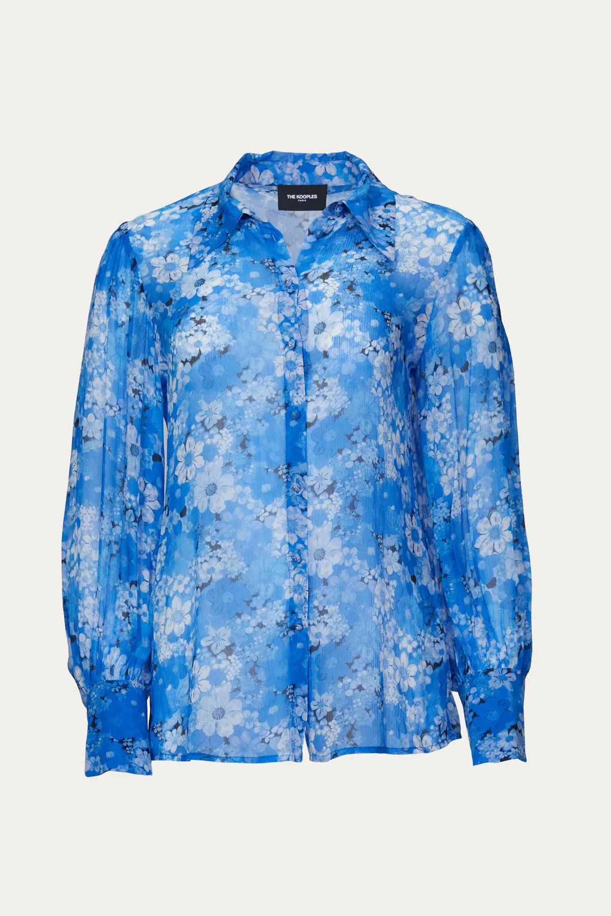 FLORAL-PRINT BLOUSE
