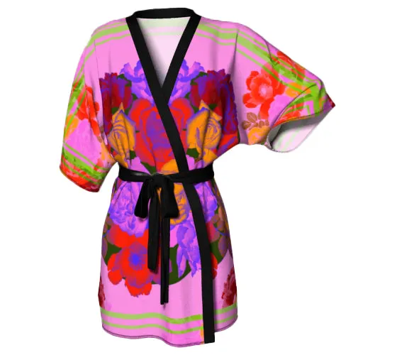 Floral Silk Kimono