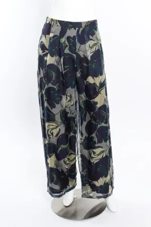 Floral Silk Pant
