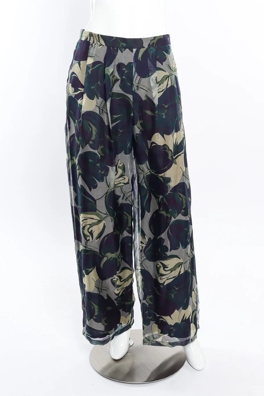 Floral Silk Pant