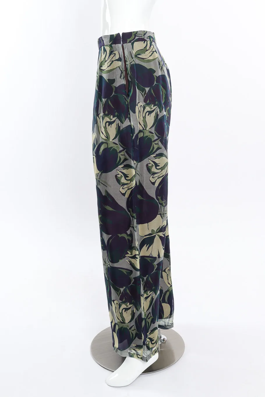 Floral Silk Pant