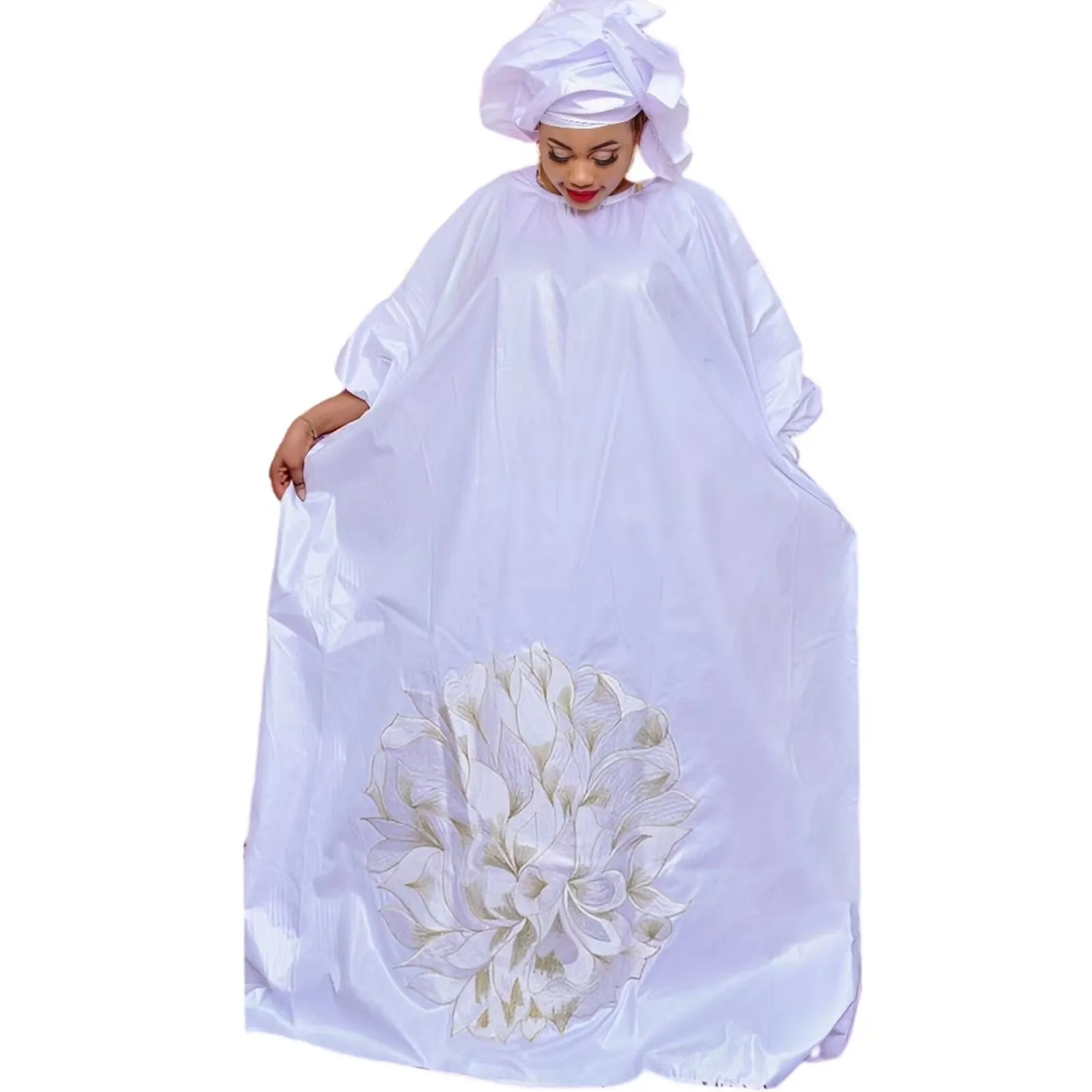Free Style African Dress For Woman Embroidery Design Ladys Clothes Plus Size Dresses For Women
