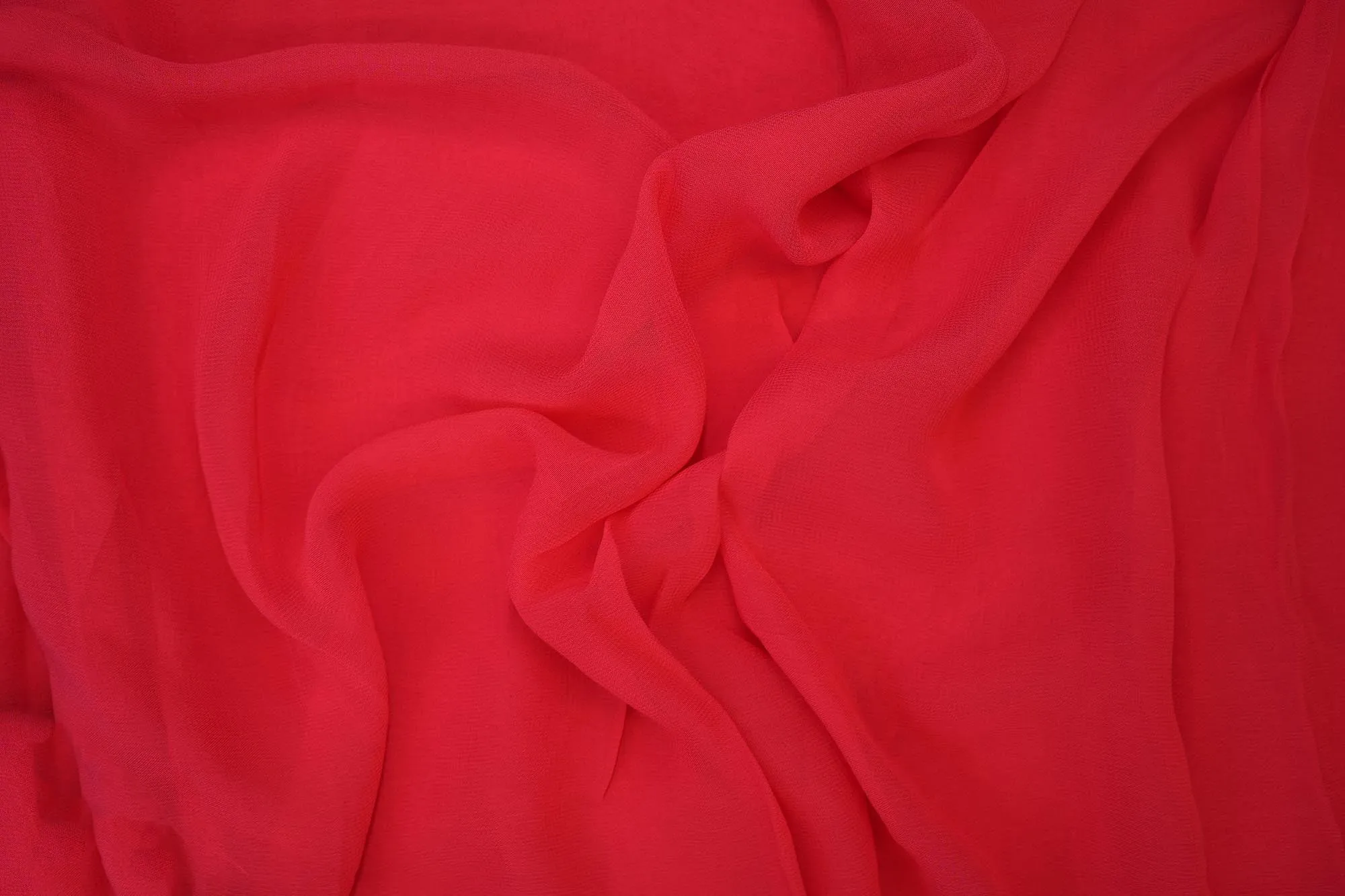 Fushia pink plain georgette fabric