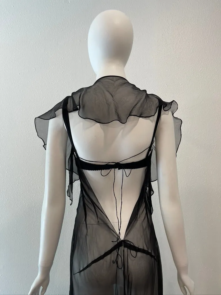 F/W 1999 DOLCE & GABBANA sheer gown