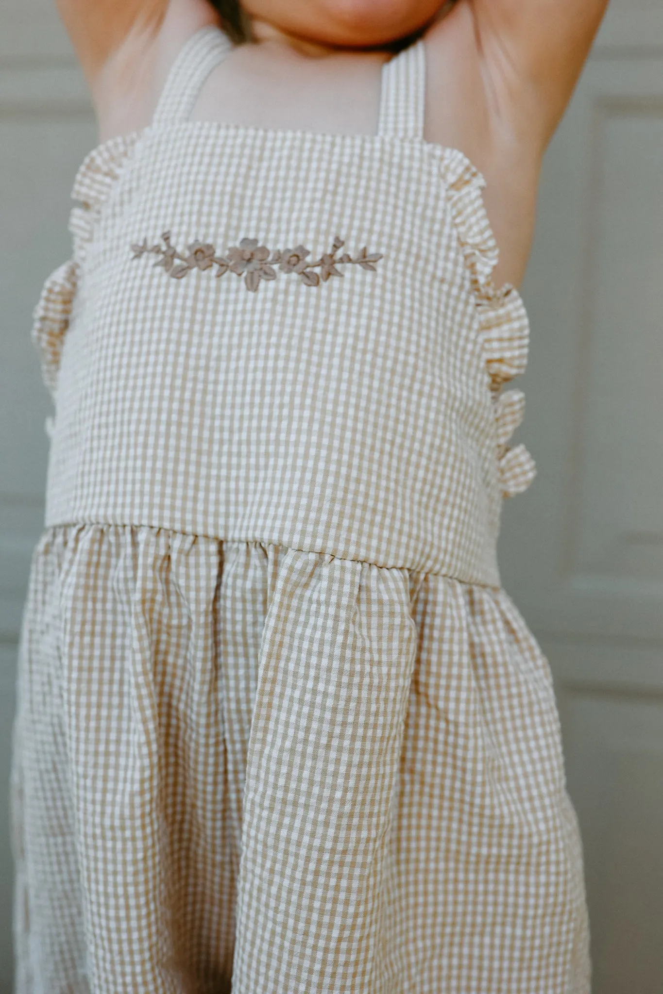 Gingham Gaucho Jumpsuit