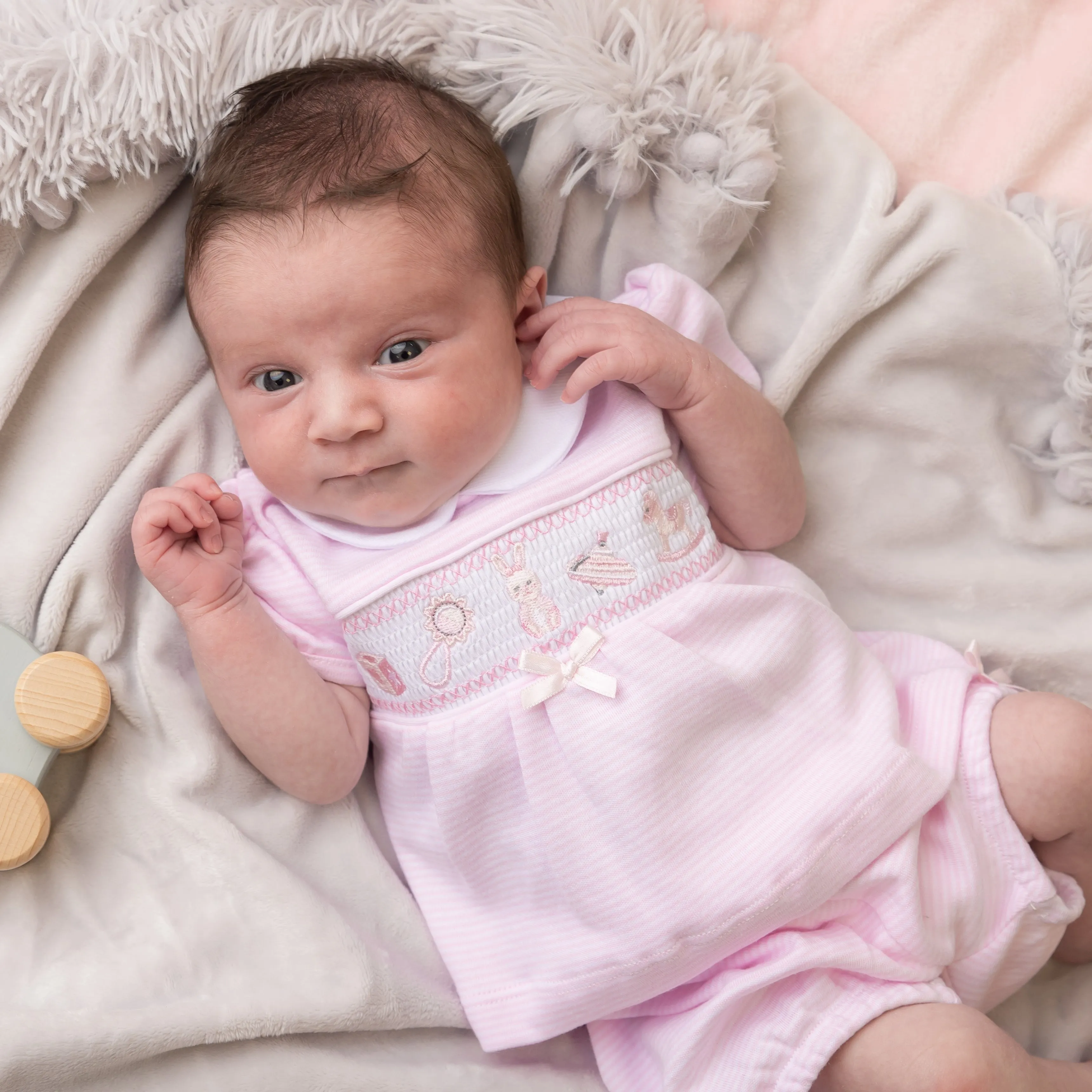 Girls Bunny & Toys Top & Pants Set