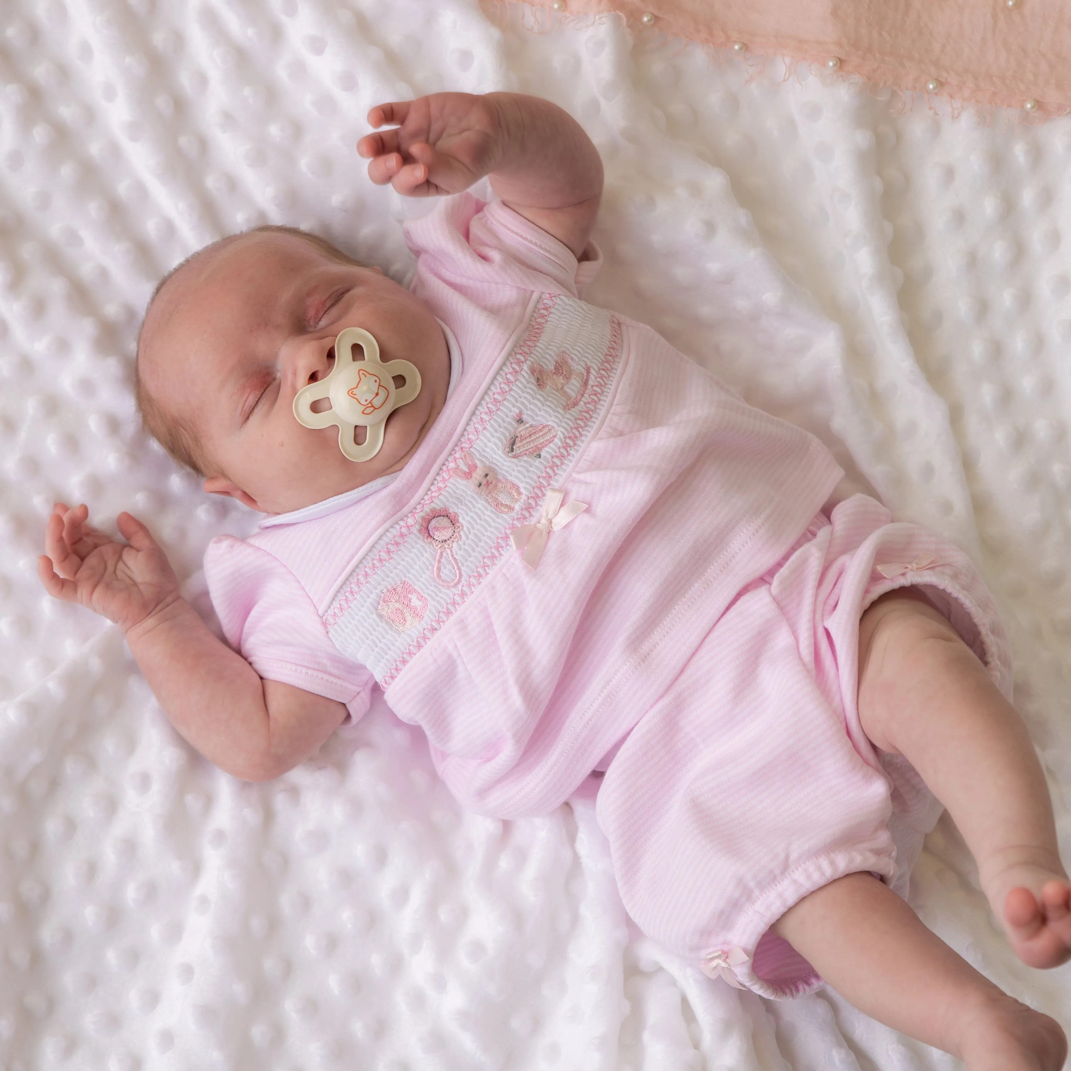 Girls Bunny & Toys Top & Pants Set