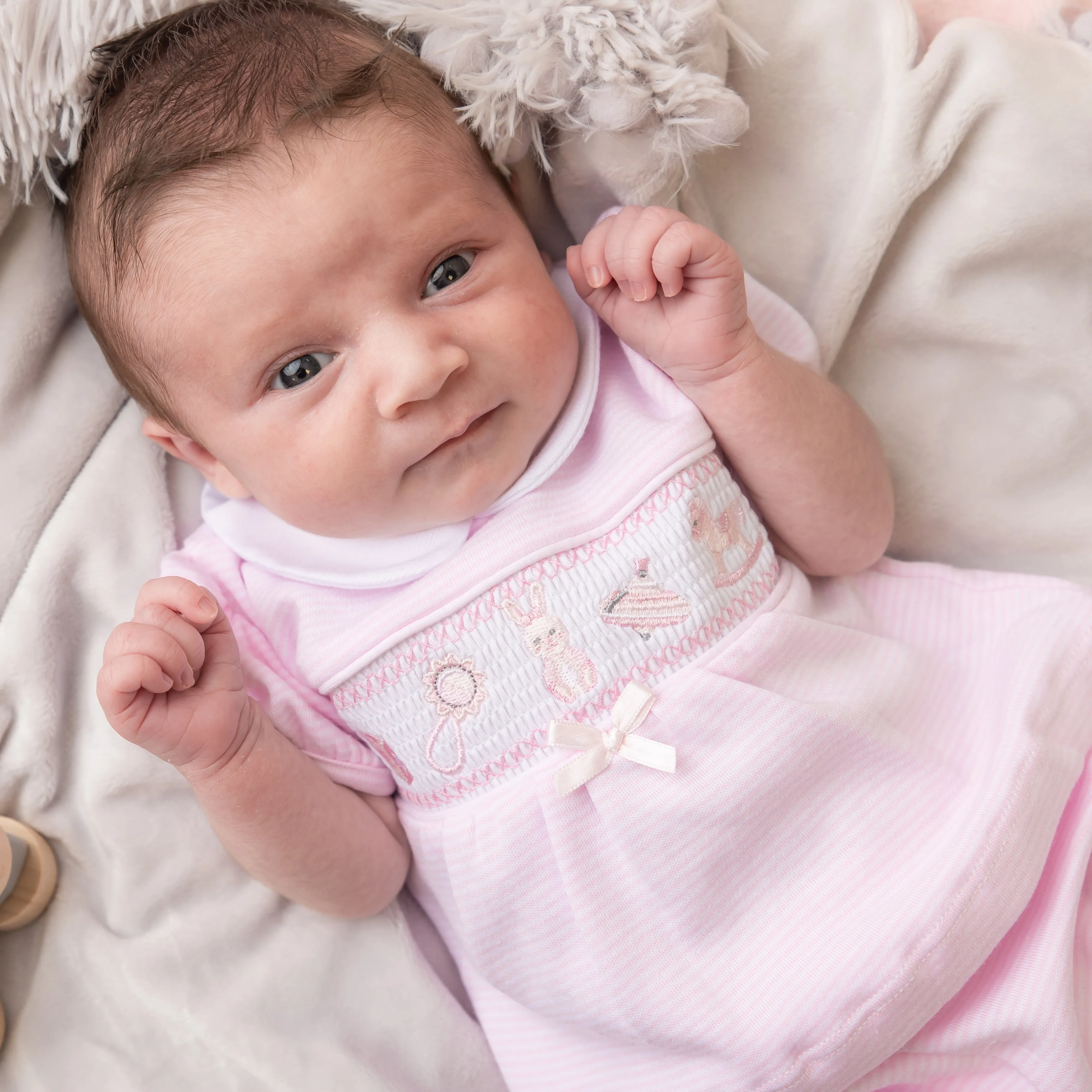 Girls Bunny & Toys Top & Pants Set