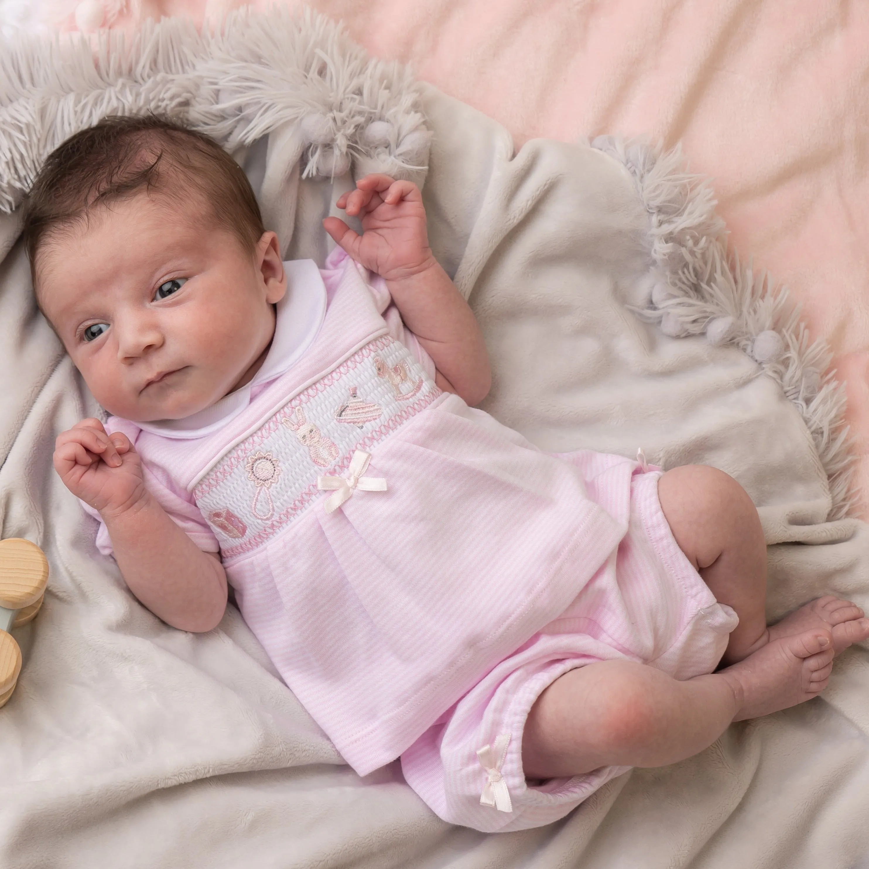 Girls Bunny & Toys Top & Pants Set