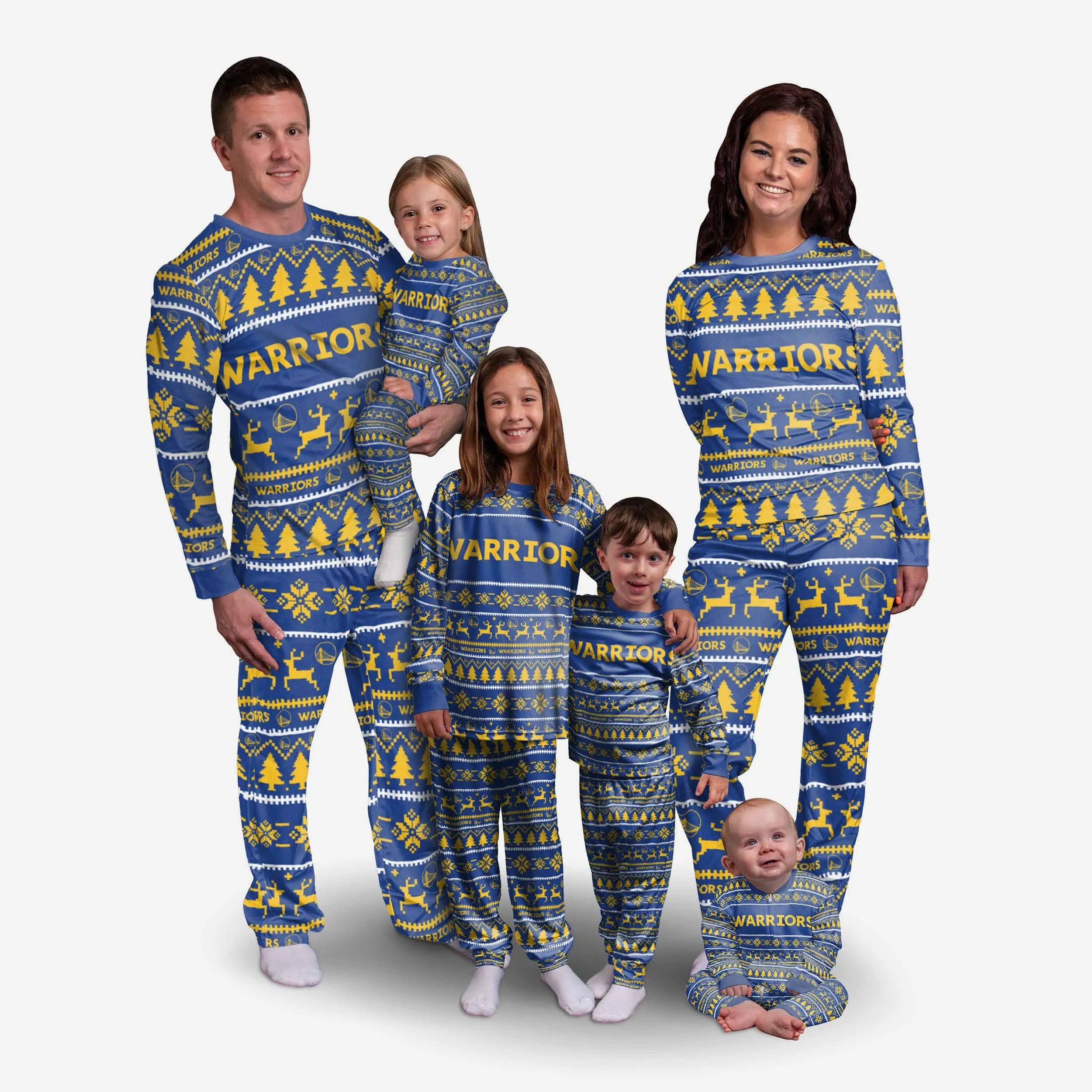 Golden State Warriors Infant Family Holiday Pajamas