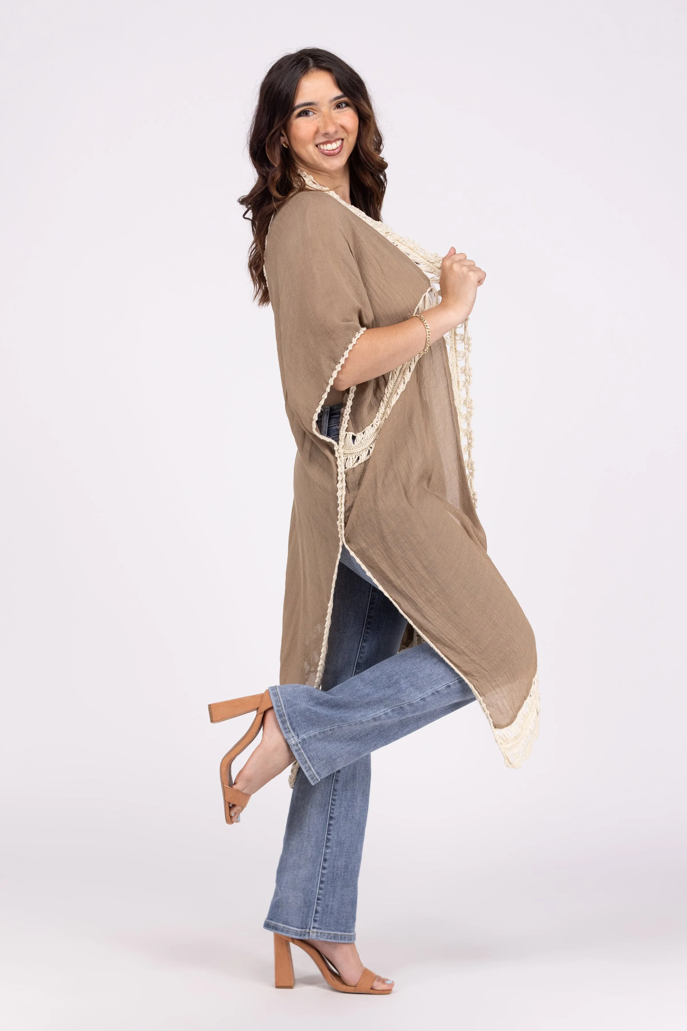 Great Victoria Women's Open Front Kimono