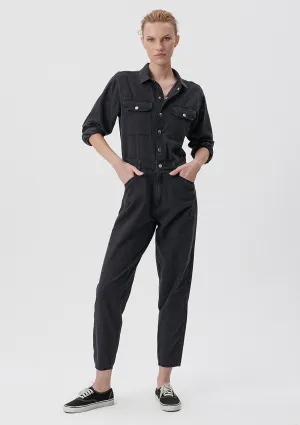 Grey Jean Jumpsuit