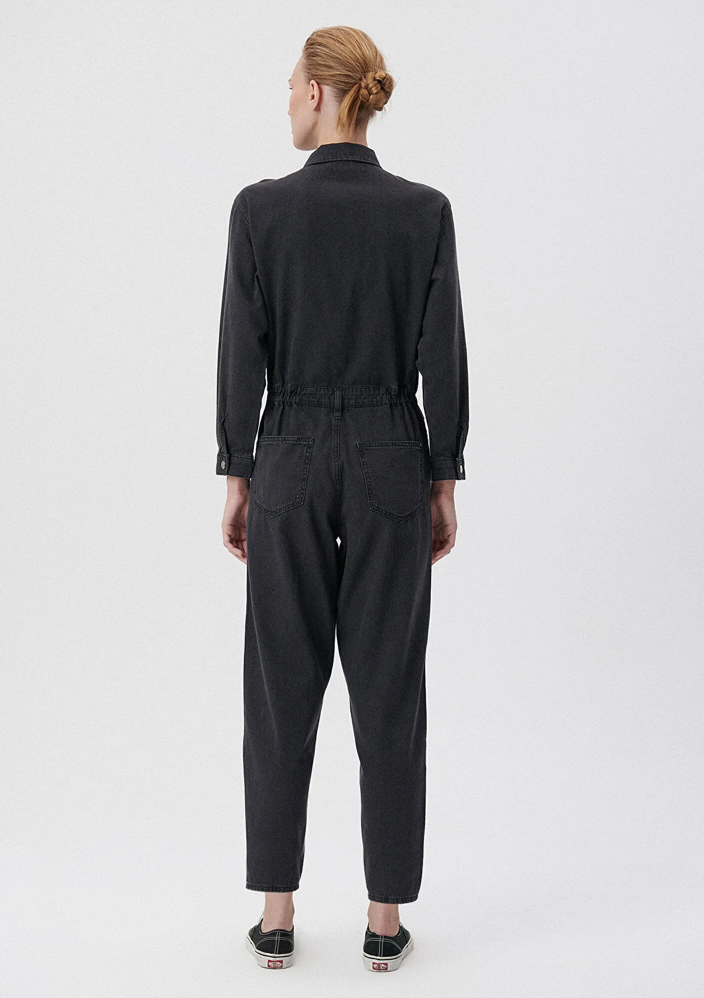 Grey Jean Jumpsuit