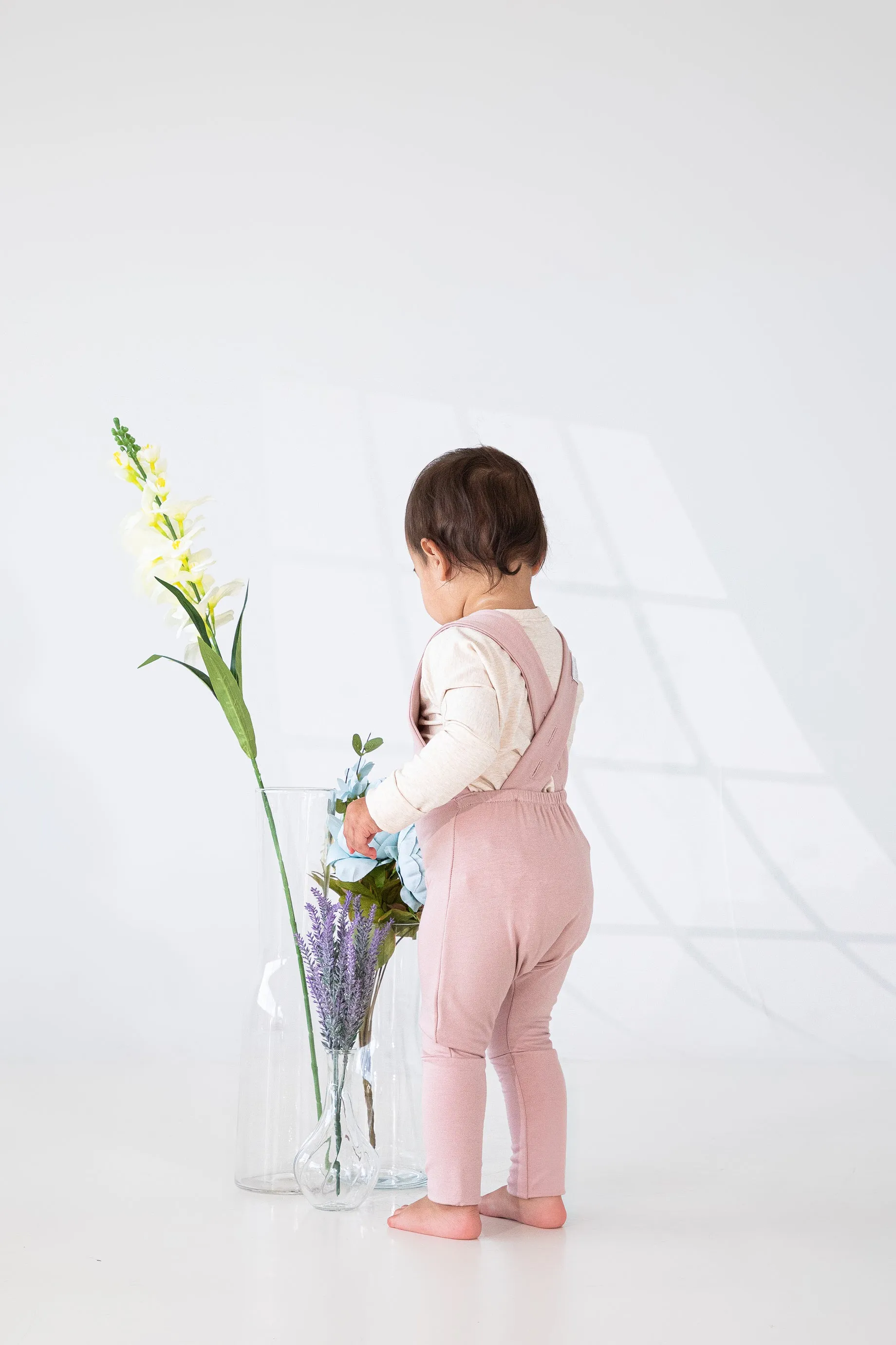 Grow With Me Overalls | Peony (4-6 years, 6-8 years)