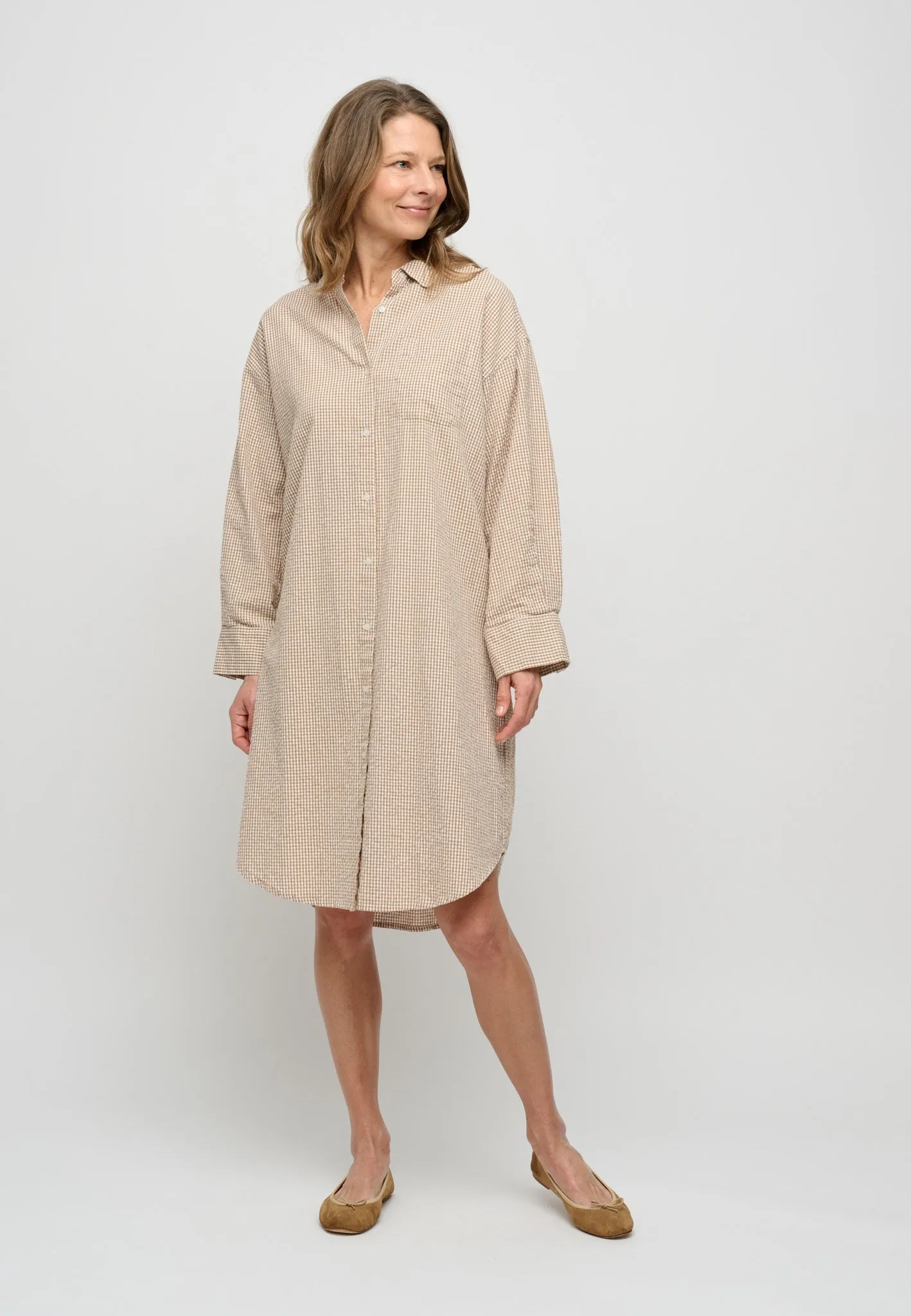haven shirtdress gingham