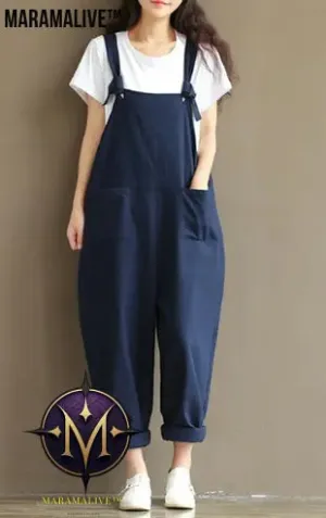 Hippie Casual Cotton Overalls