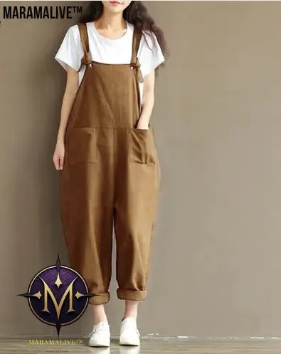 Hippie Casual Cotton Overalls