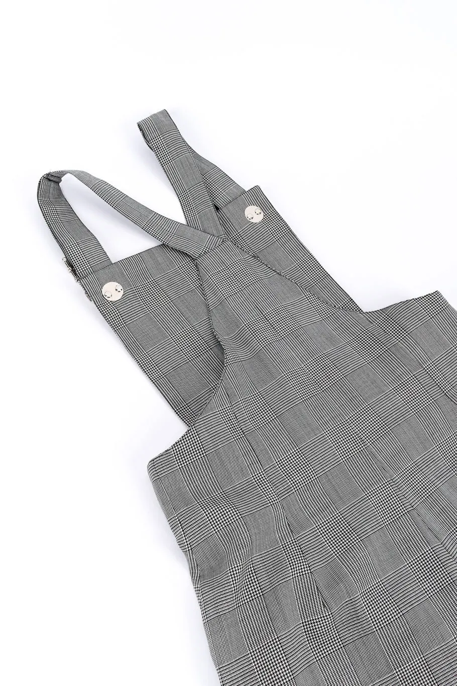 Houndstooth Overall Jumpsuit