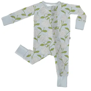 Hydrangeas Zipper Onesie