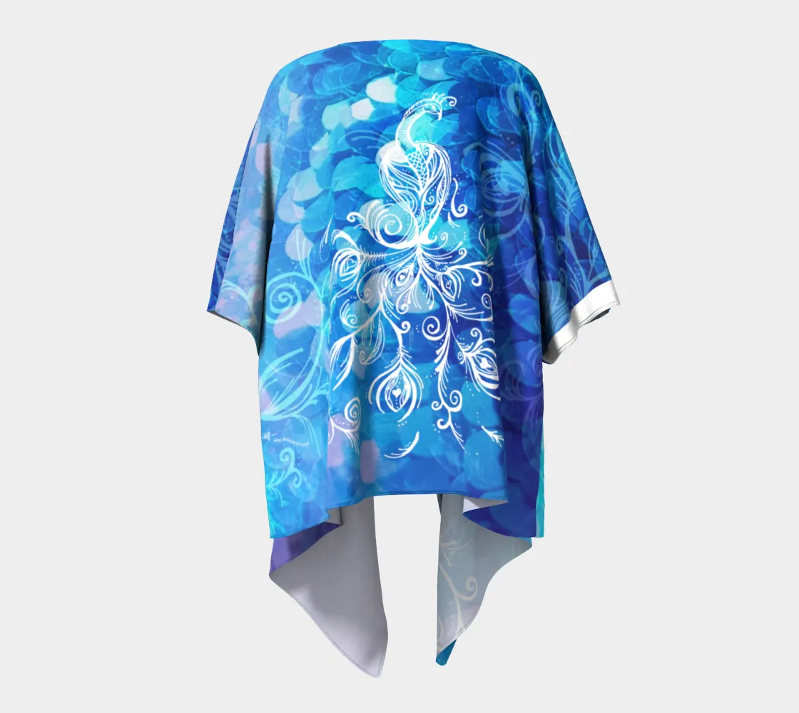 I Rise Purple - Draped Kimono