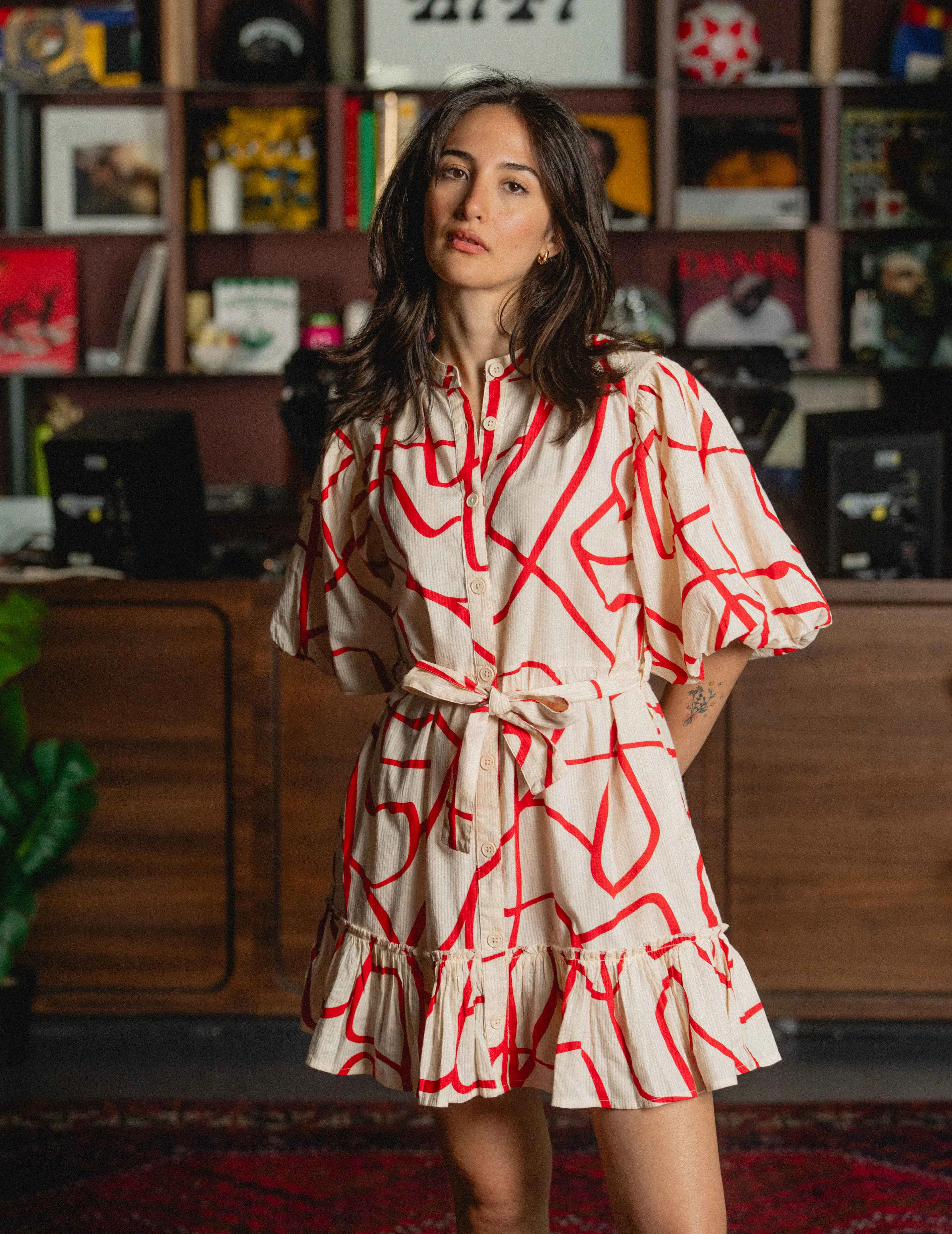 Indi Seersucker Short Dress - Summers Here