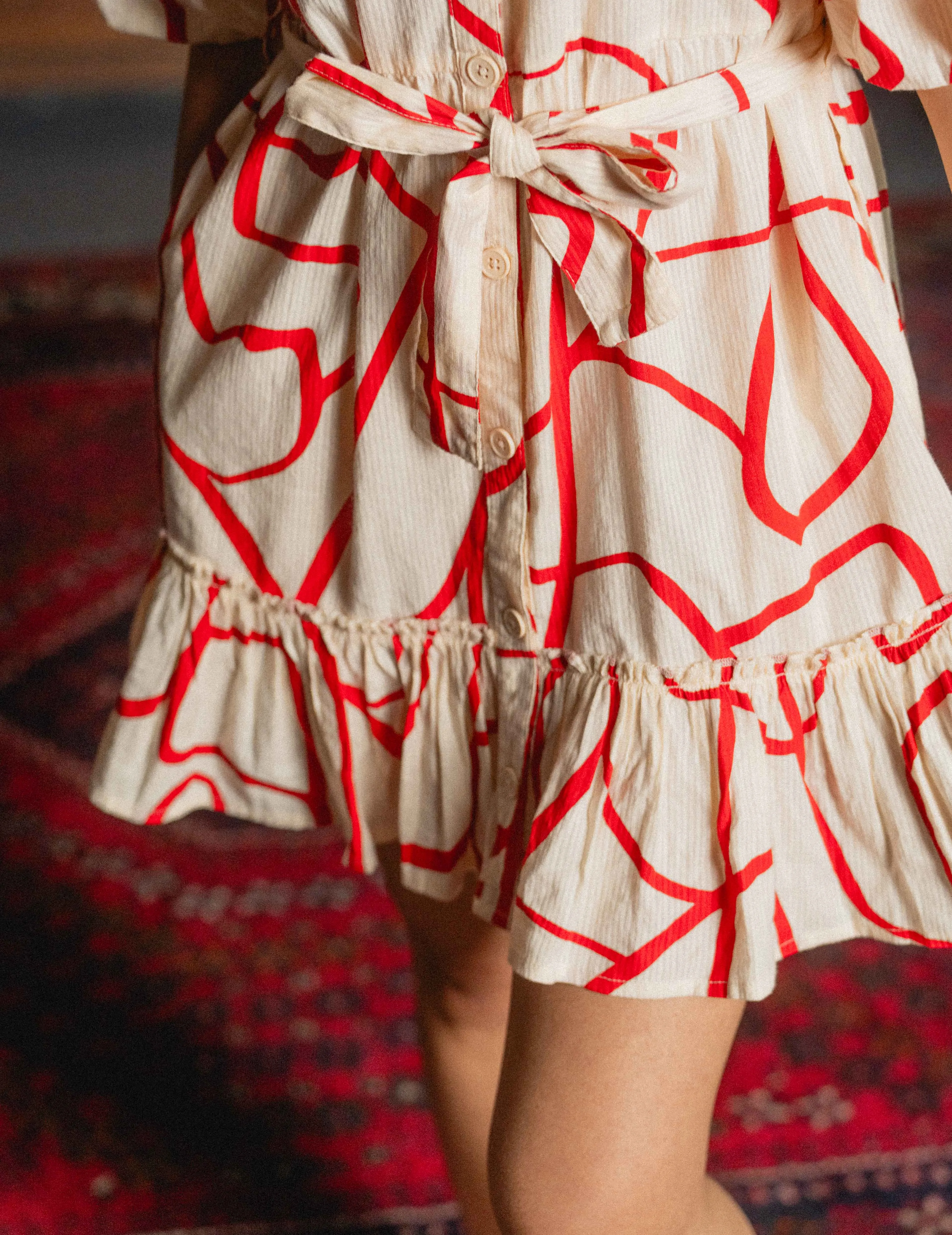 Indi Seersucker Short Dress - Summers Here