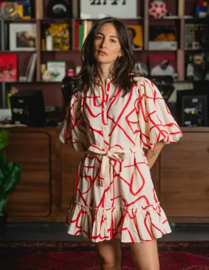 Indi Seersucker Short Dress - Summers Here