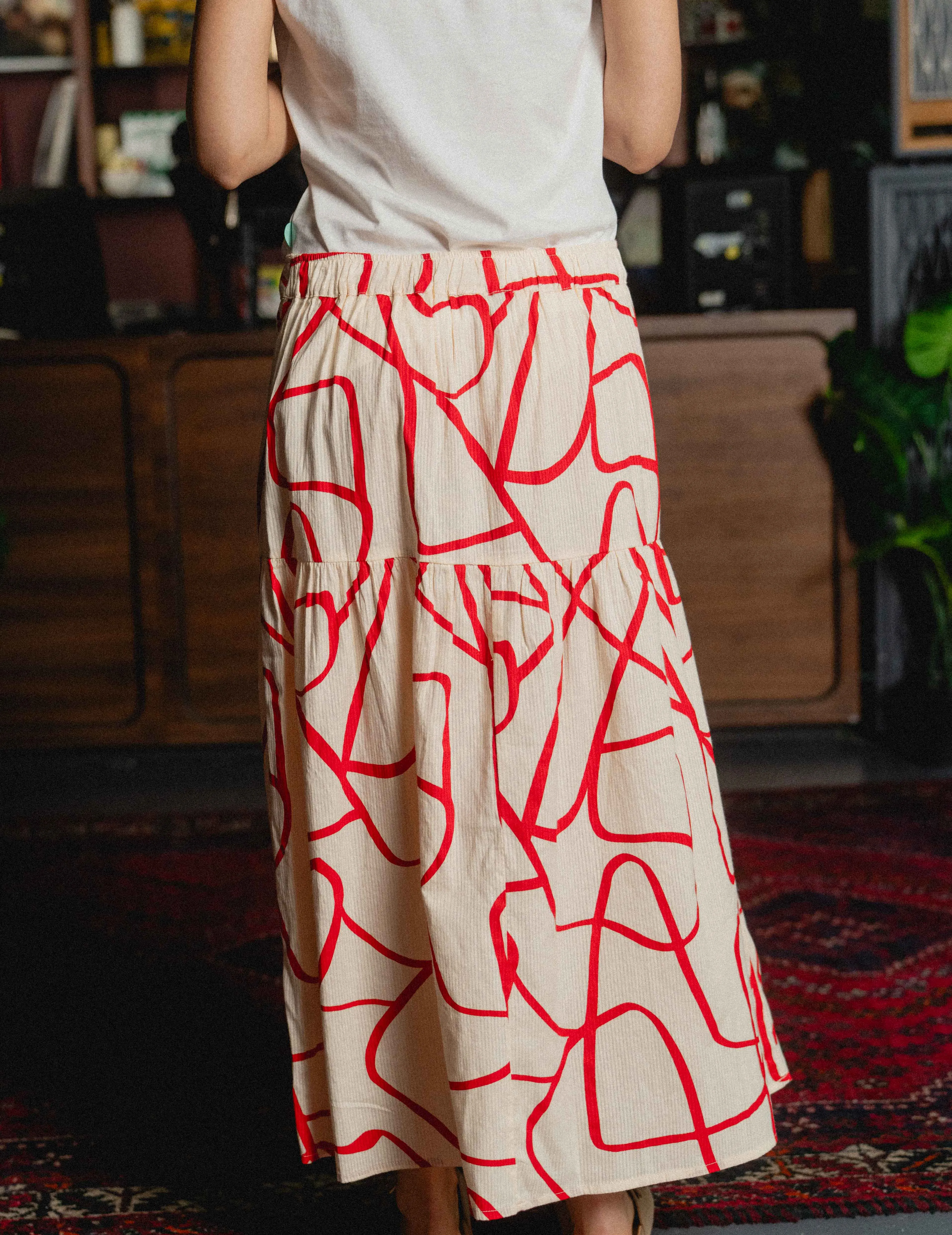 Indi Seersucker Skirt - Summers Here