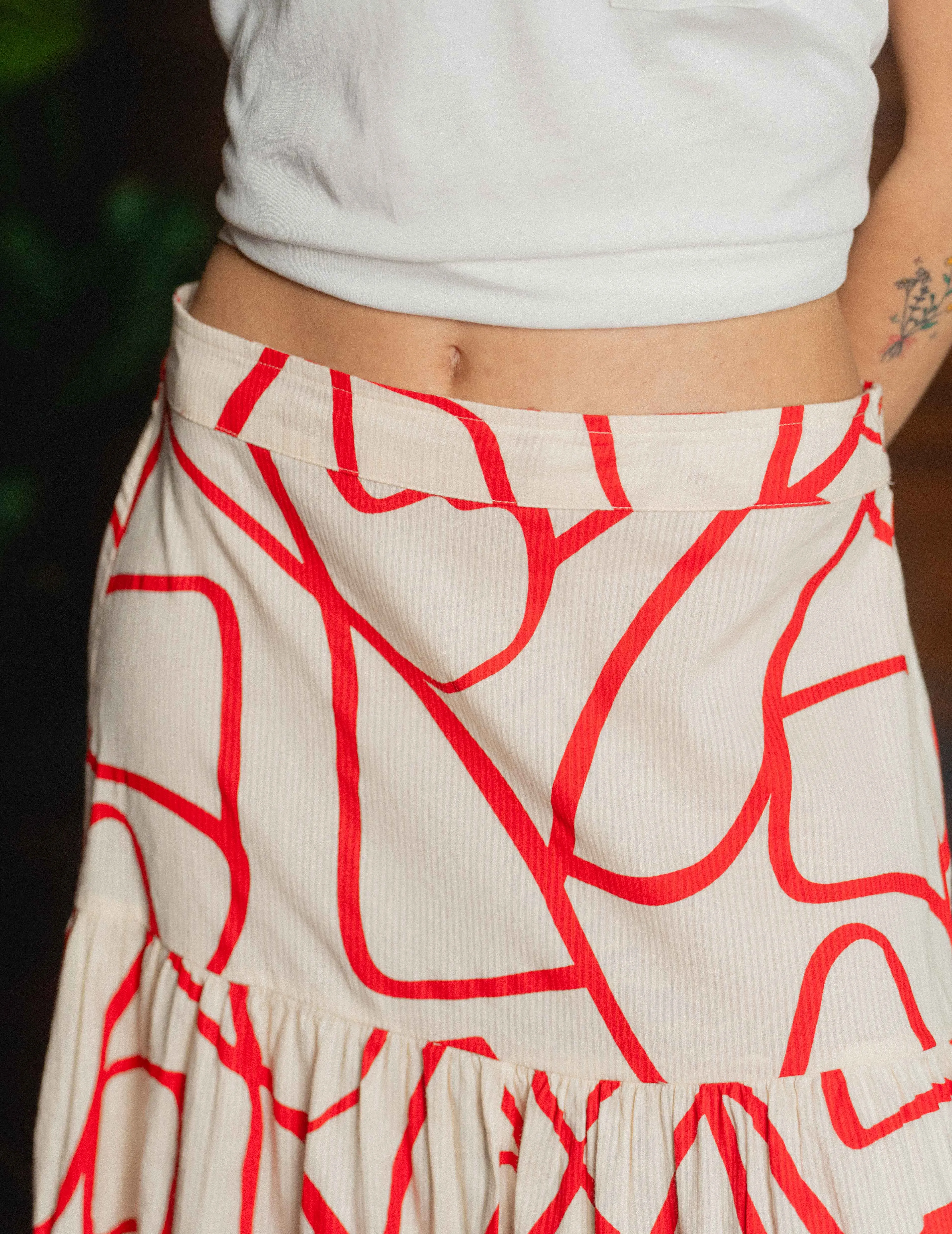 Indi Seersucker Skirt - Summers Here
