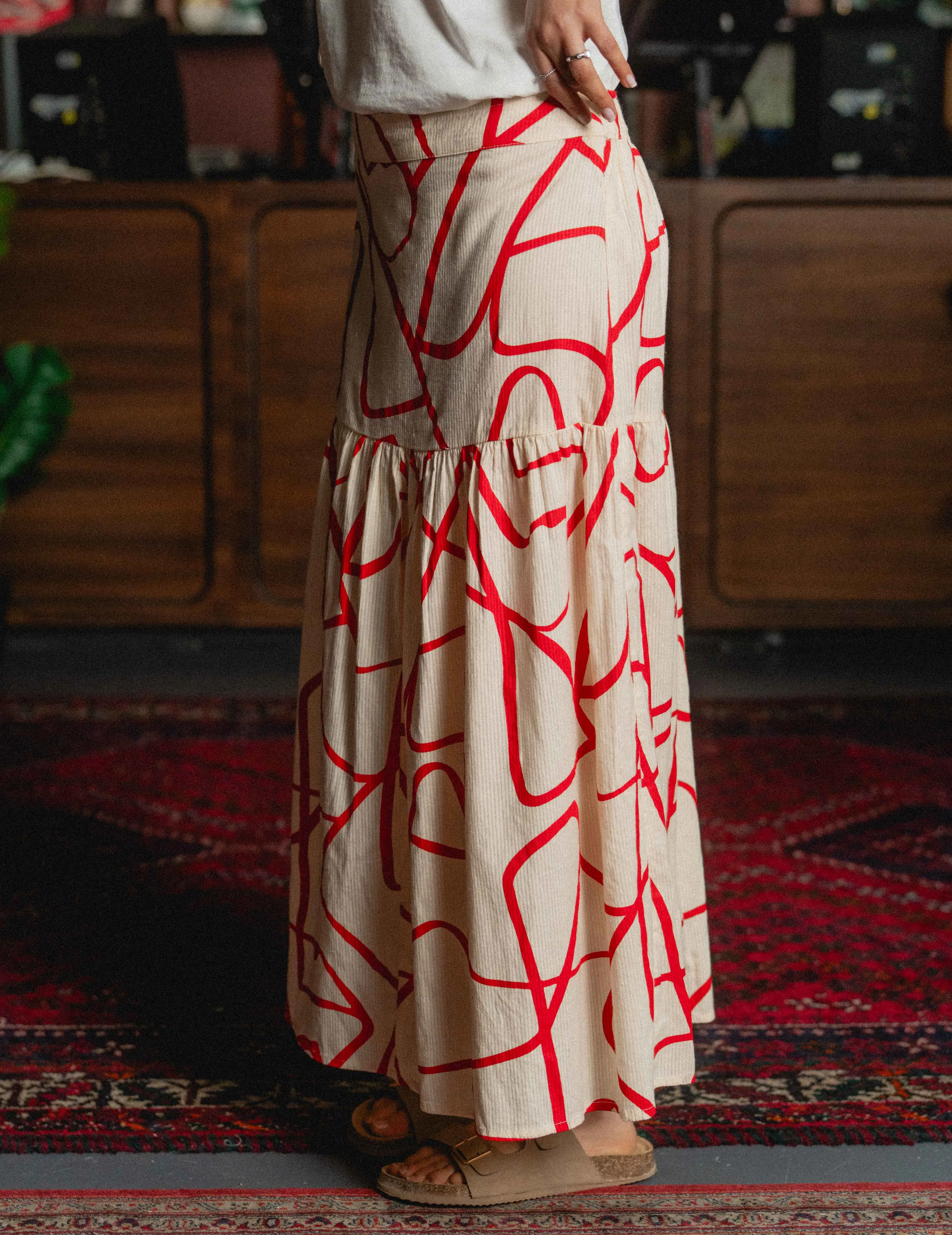 Indi Seersucker Skirt - Summers Here