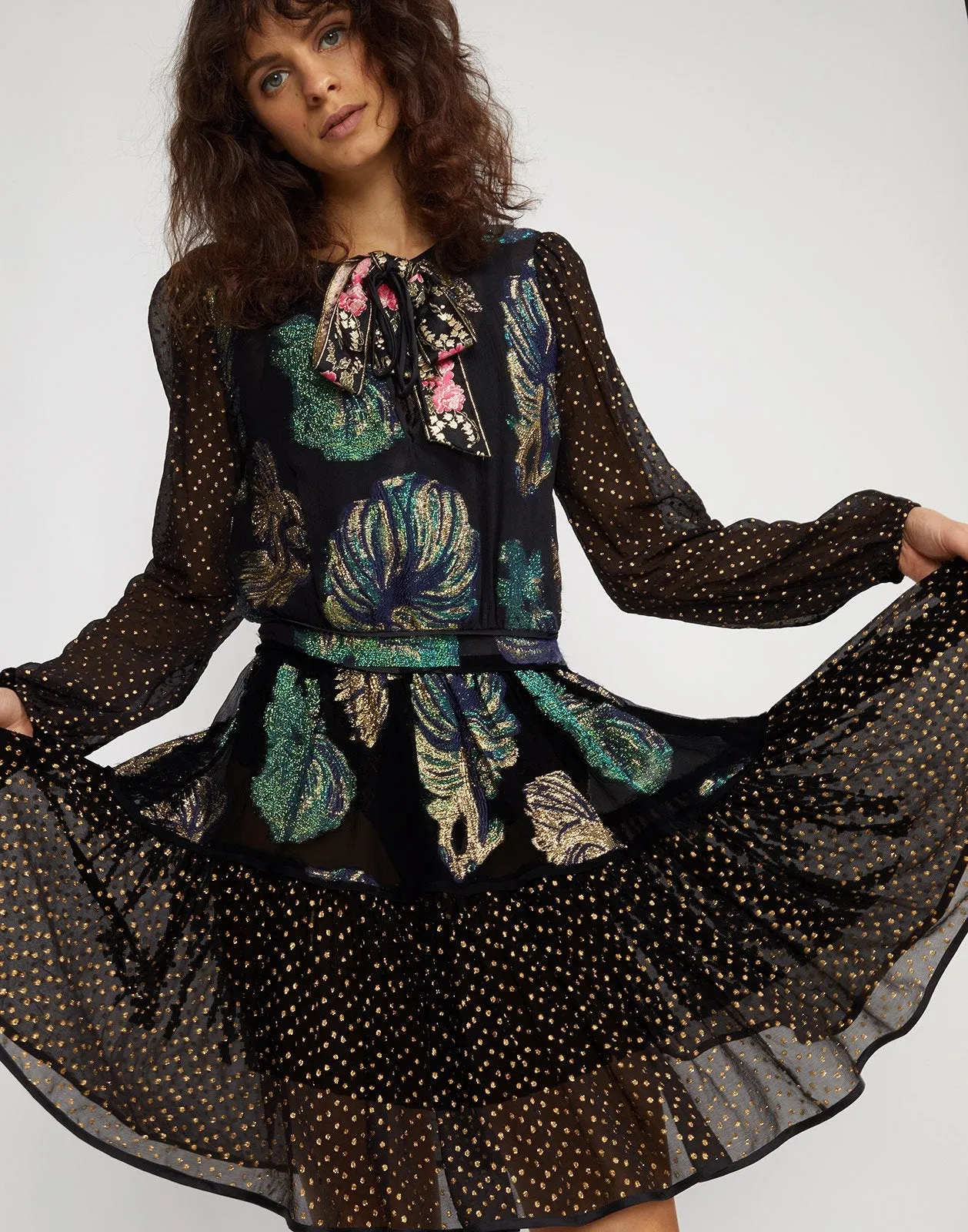 Inverness Mixed Metallic Fish Dress
