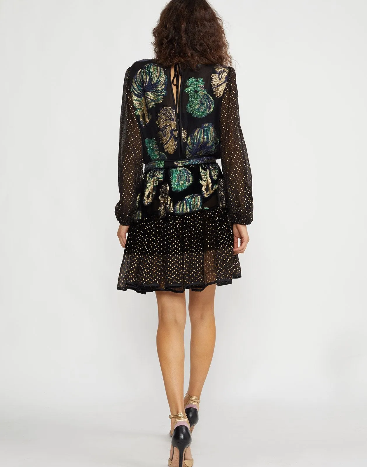Inverness Mixed Metallic Fish Dress