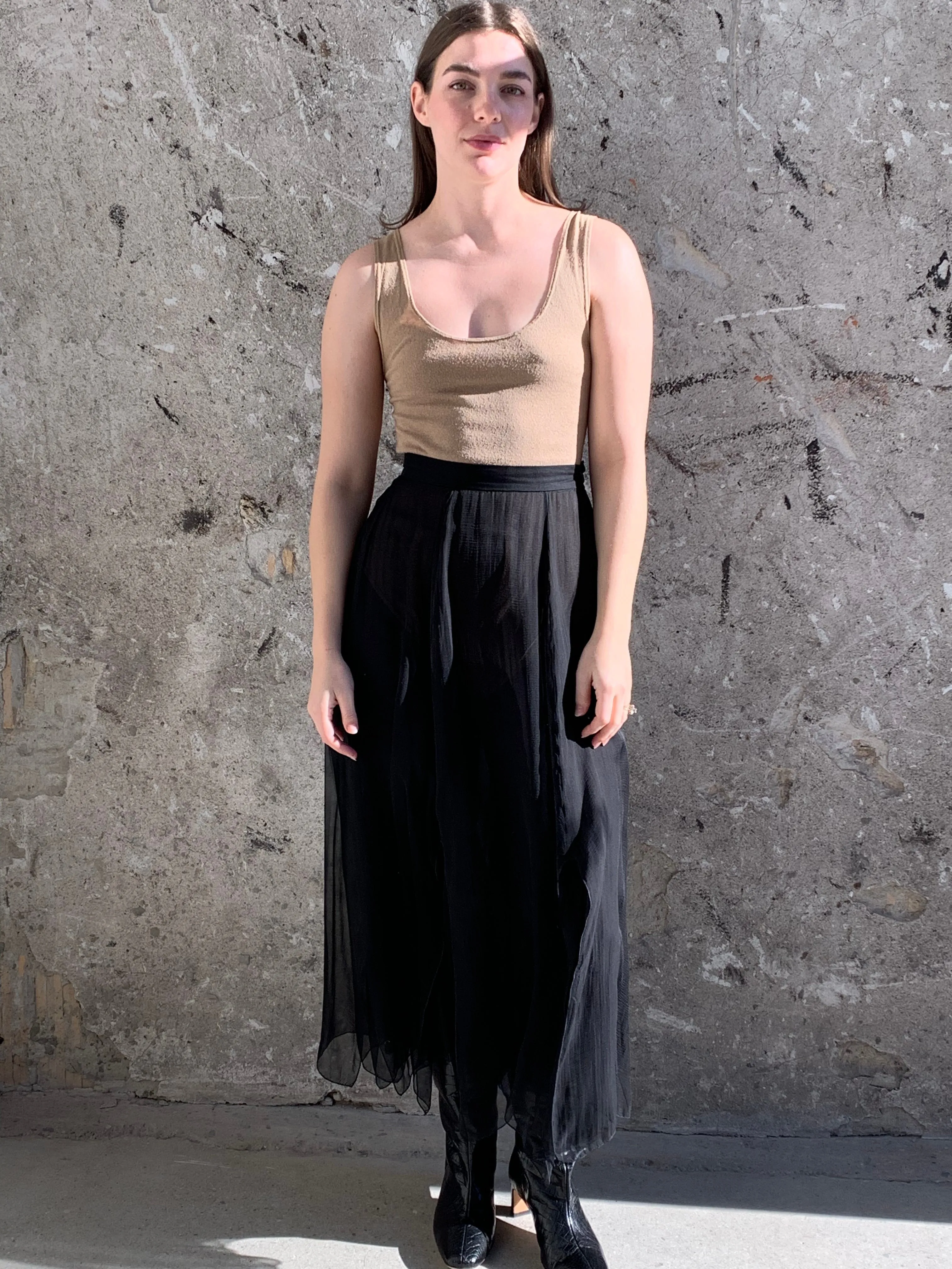 Jil Sander silk skirt