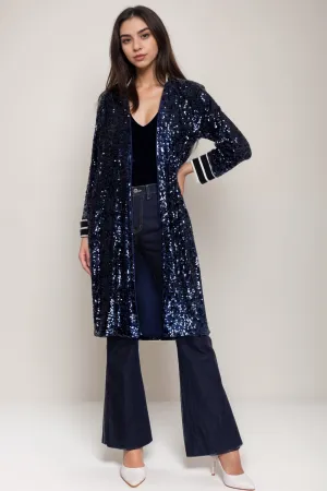 Johnny Was Blue Harmony Sequin Kimono C43124-9