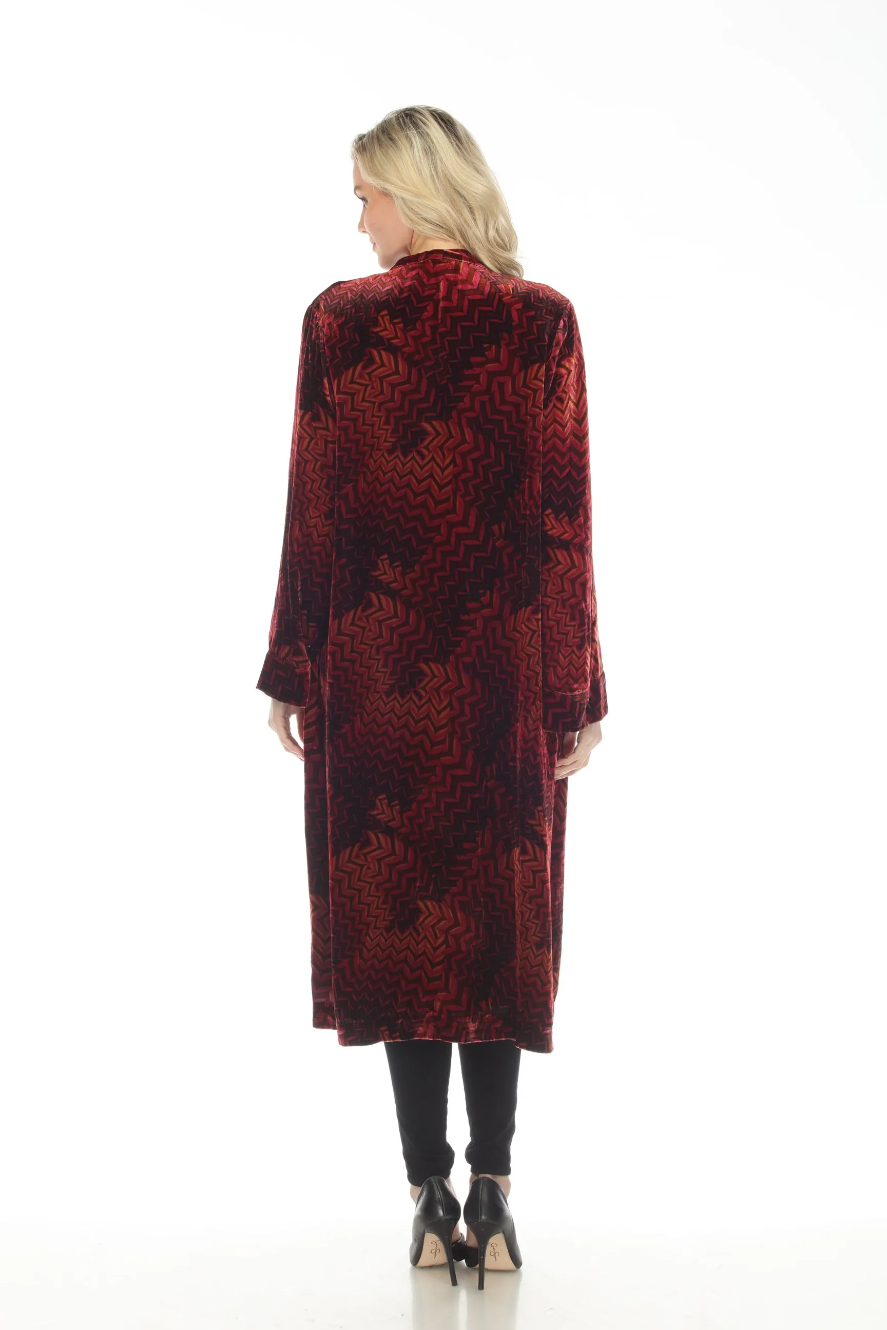 Johnny Was JWLA Belle Velvet Kimono Coat Boho Chic J47722