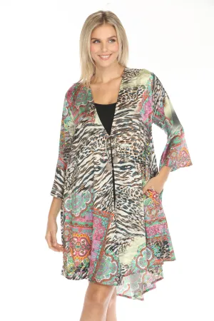 Johnny Was Lotte Paisley Tie Silk Kimono C45224BE