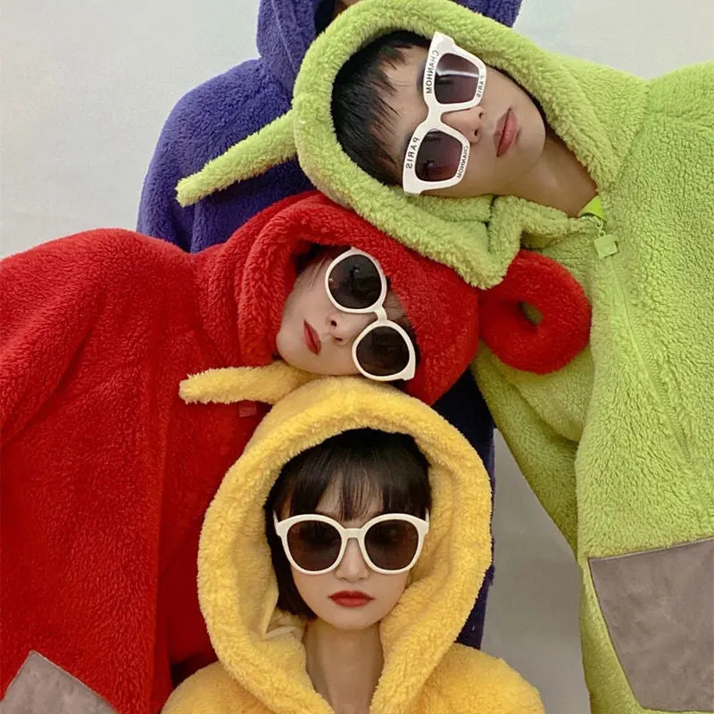 Kawaii Cartoon One-Piece Pajamas