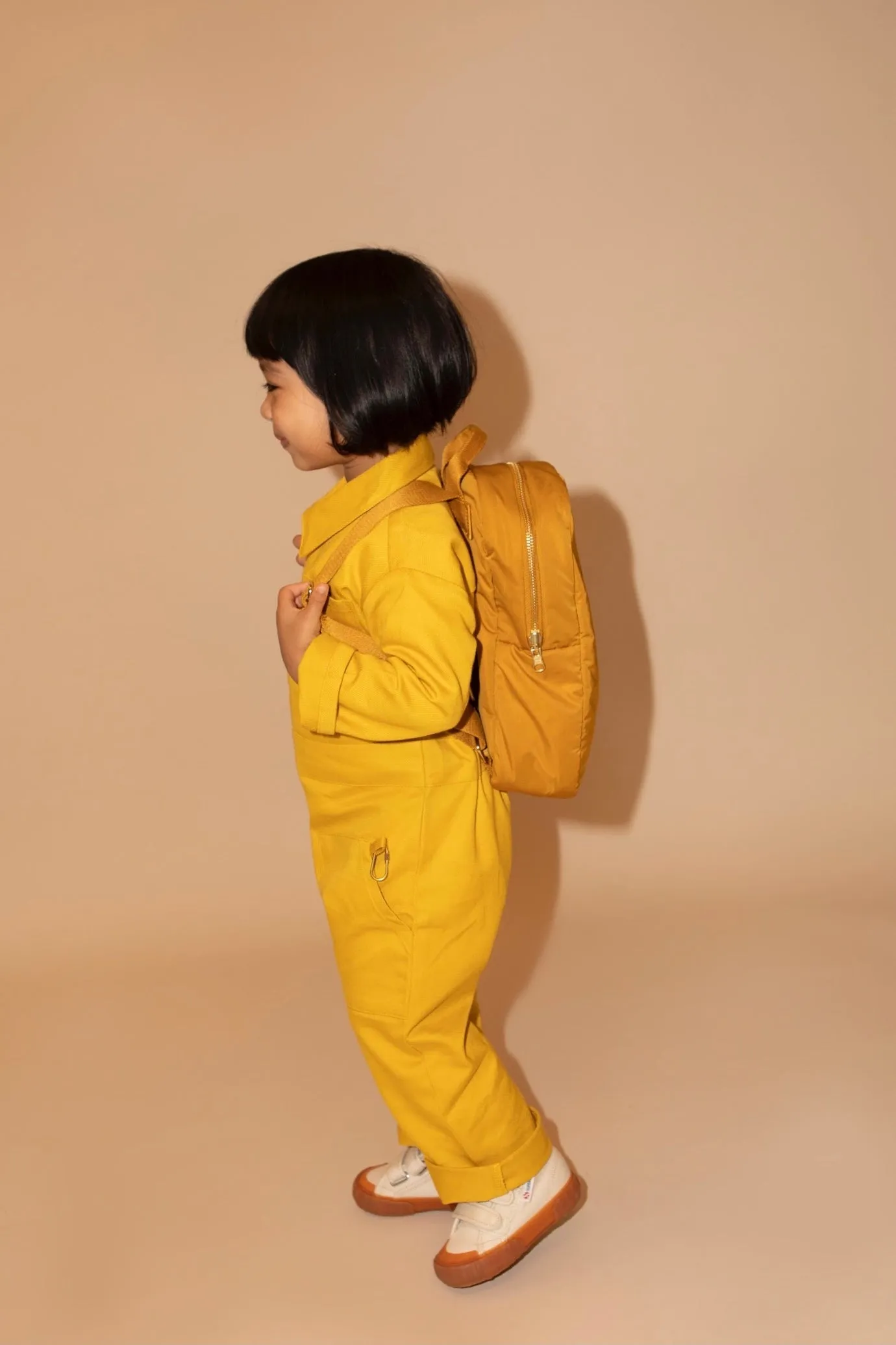 KISO Organic Kids Boilersuit Overalls in Corn