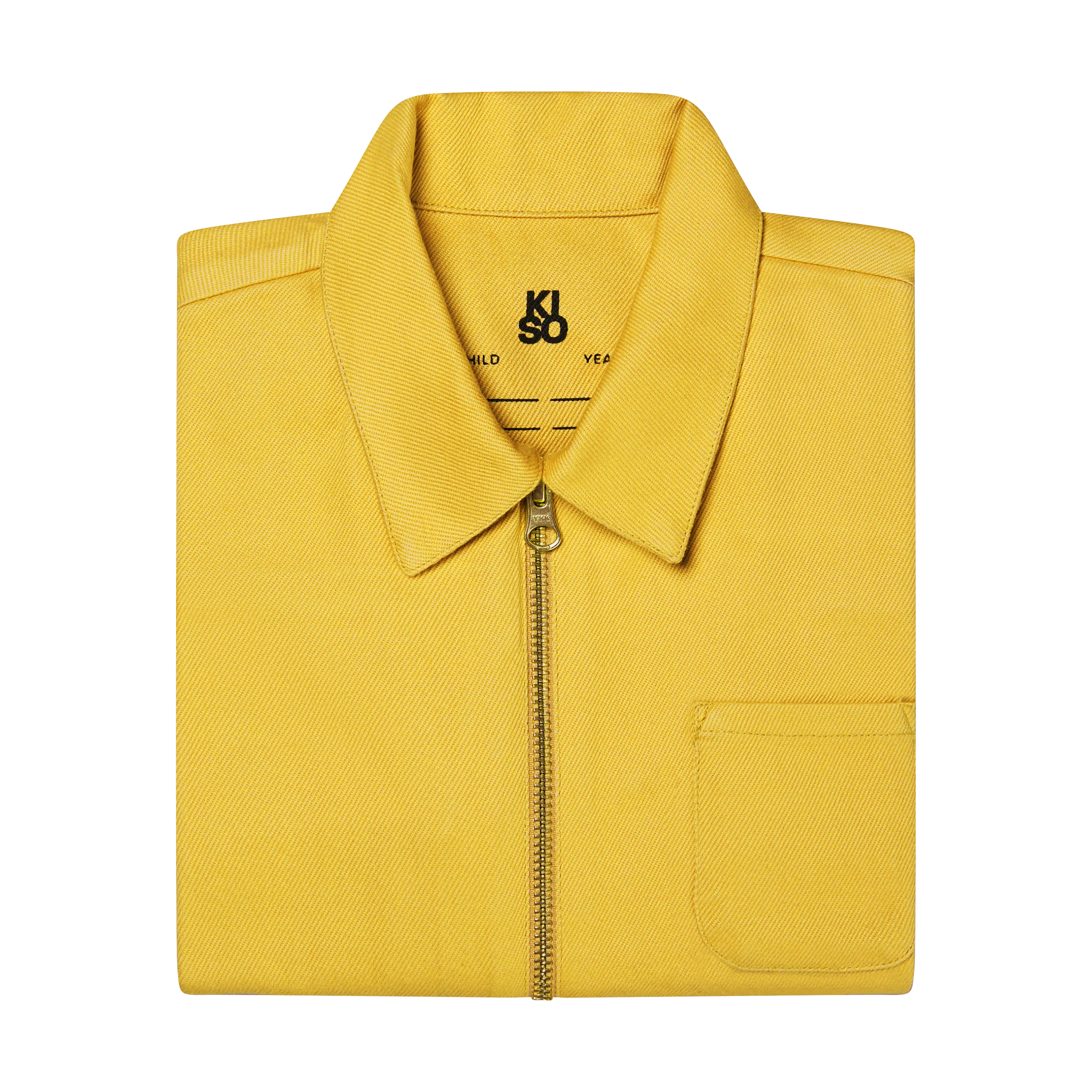 KISO Organic Kids Boilersuit Overalls in Corn