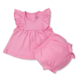 Kissy Kissy Whale Antics Sunsuit Set - Pink