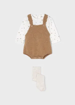 Knit Overalls and Tight Set 2.637