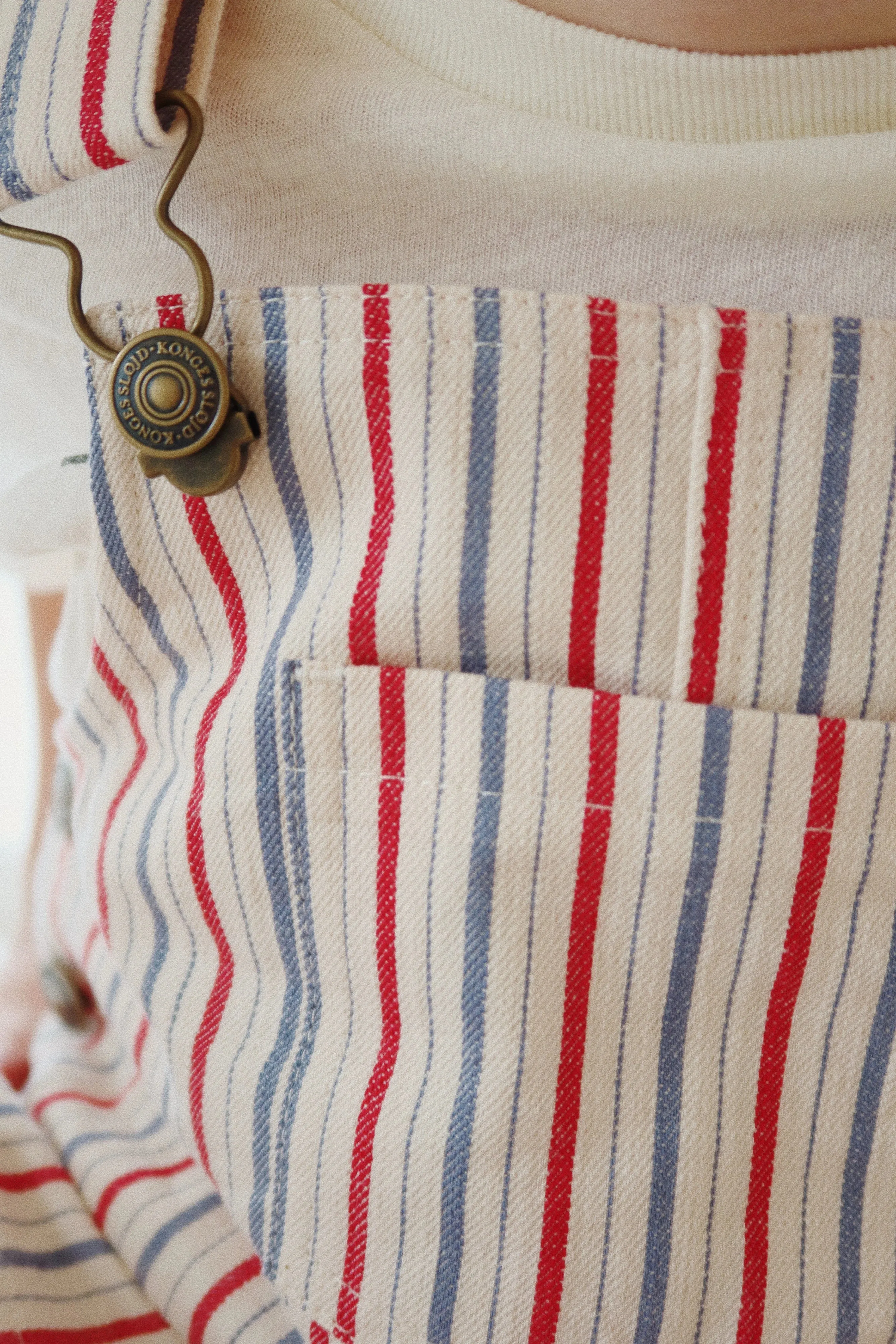 Konges Sløjd Marlon Overall Gots - Antique Stripe