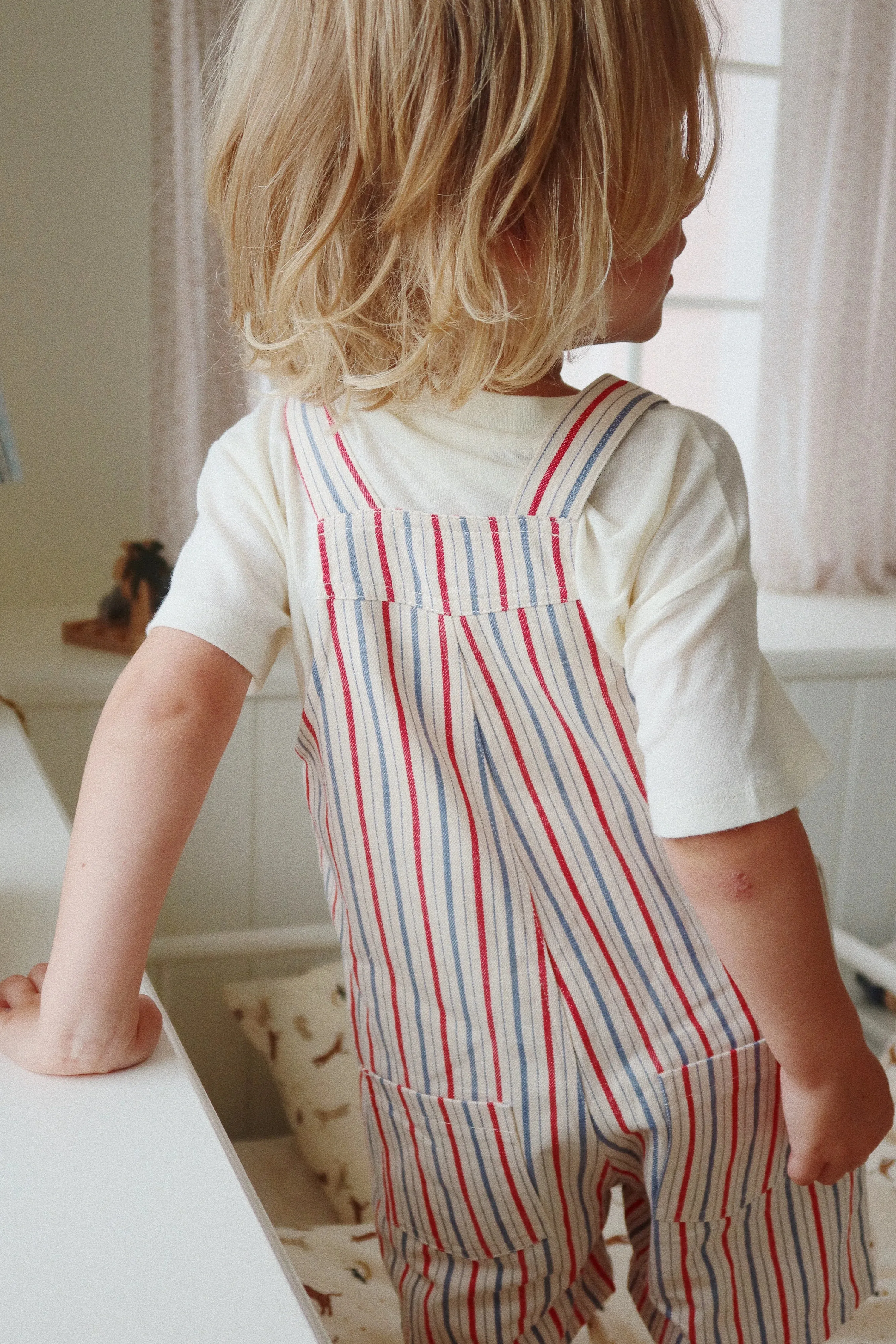 Konges Sløjd Marlon Overall Gots - Antique Stripe
