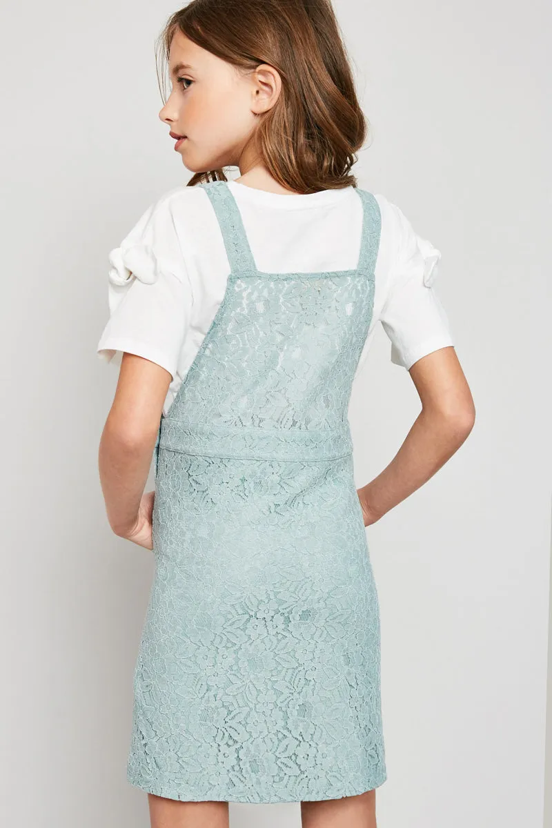 Lace Skirtall Overall Dress