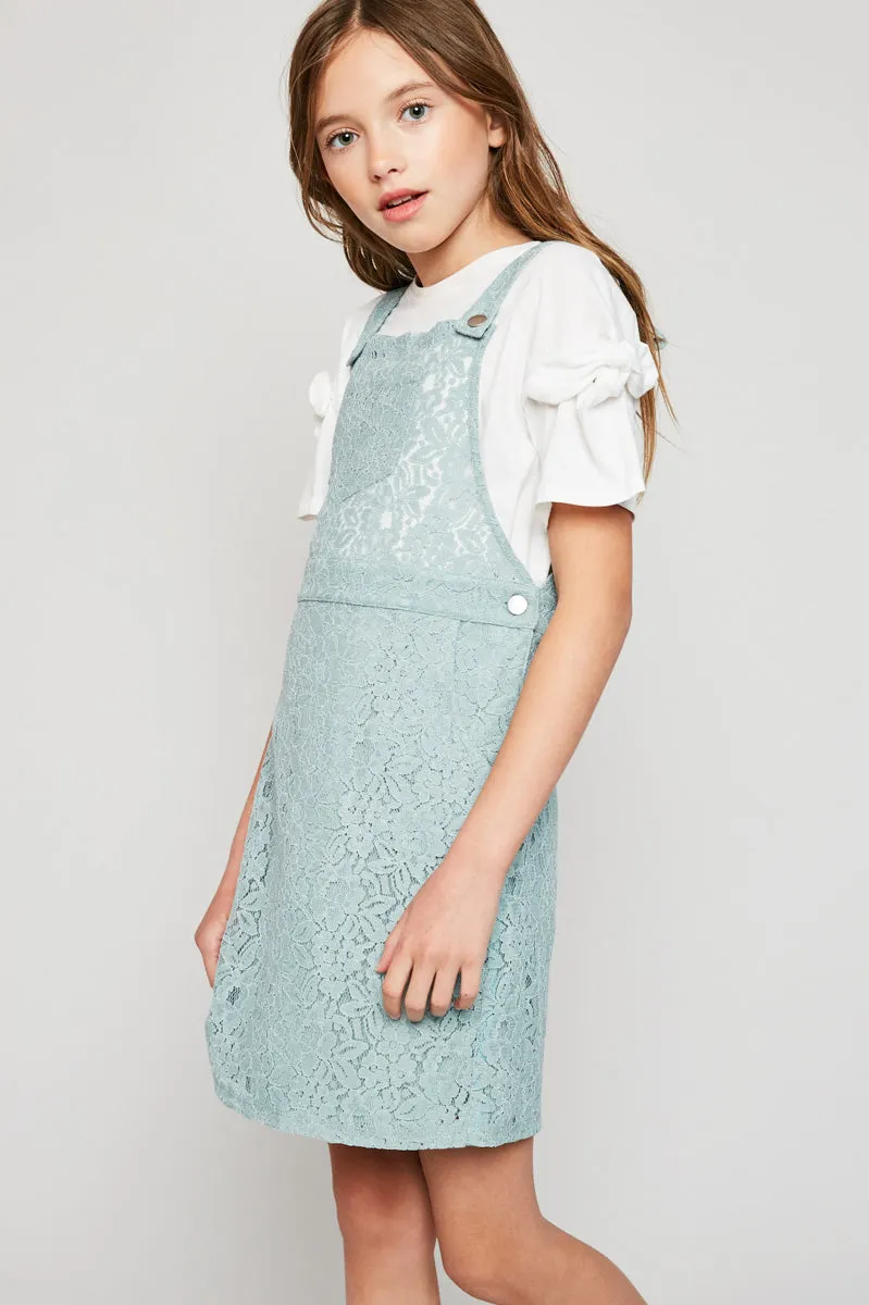 Lace Skirtall Overall Dress