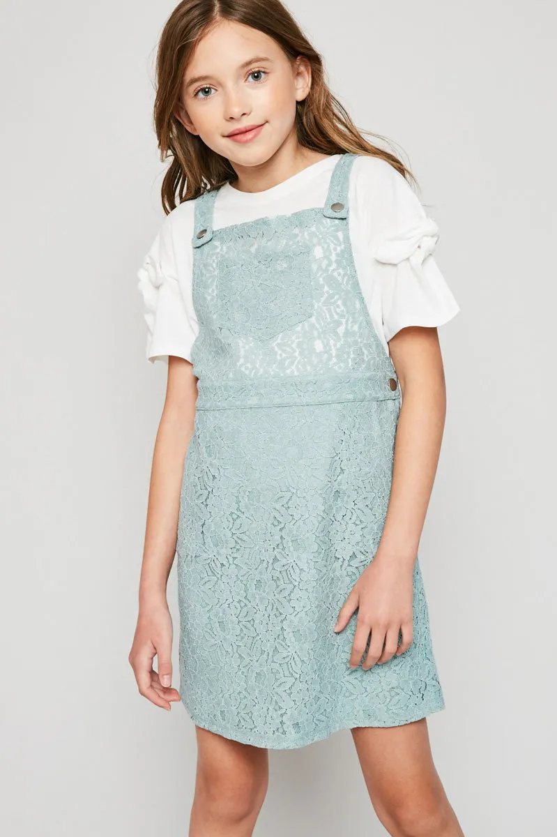 Lace Skirtall Overall Dress
