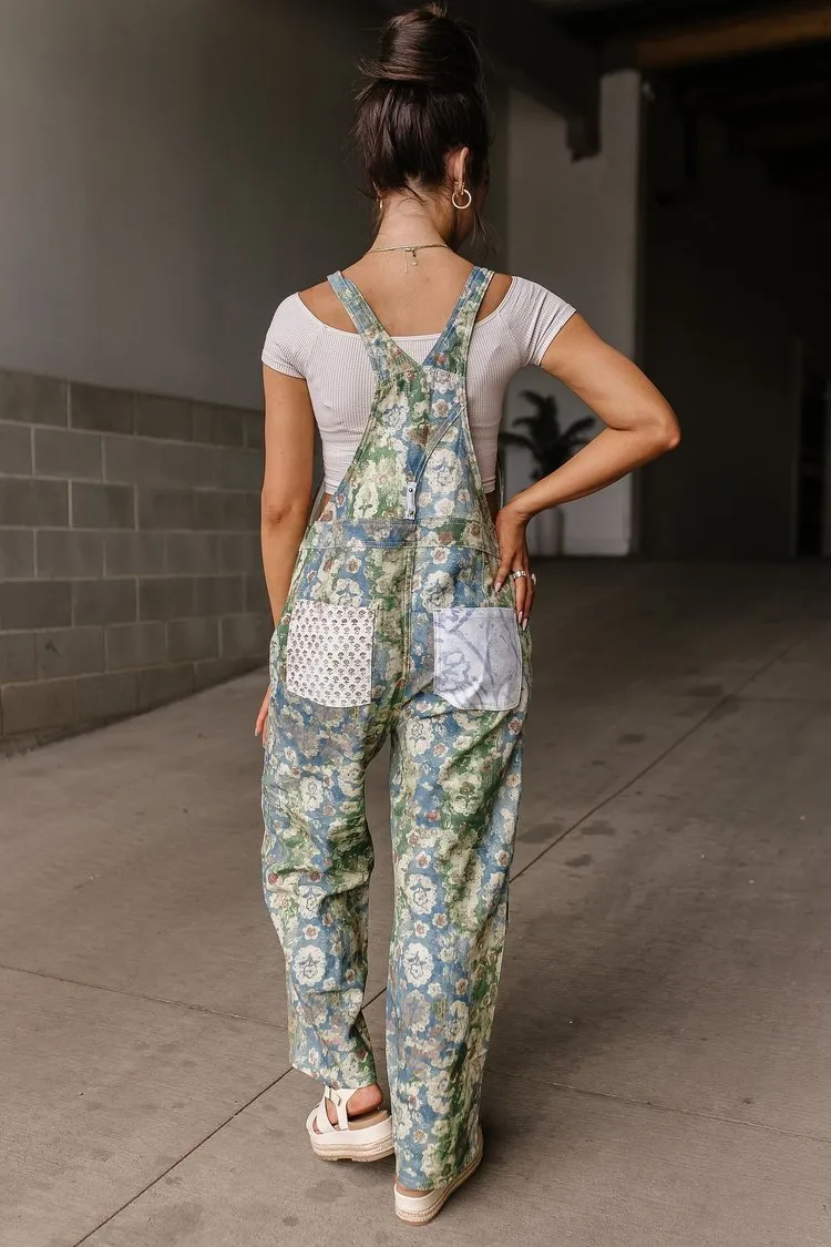 Laney Patchwork Overalls