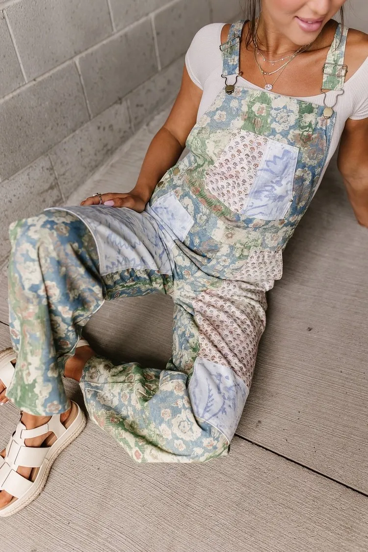 Laney Patchwork Overalls
